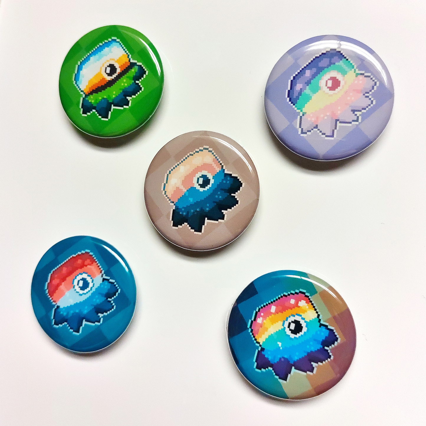 Pixel Glube Palette Magnet Set