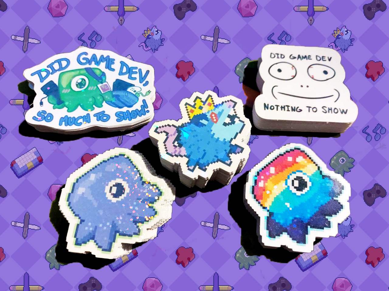 Pixel Rafe Sticker Pixel Mascot & Gamedev Stickers โ Society Of Play